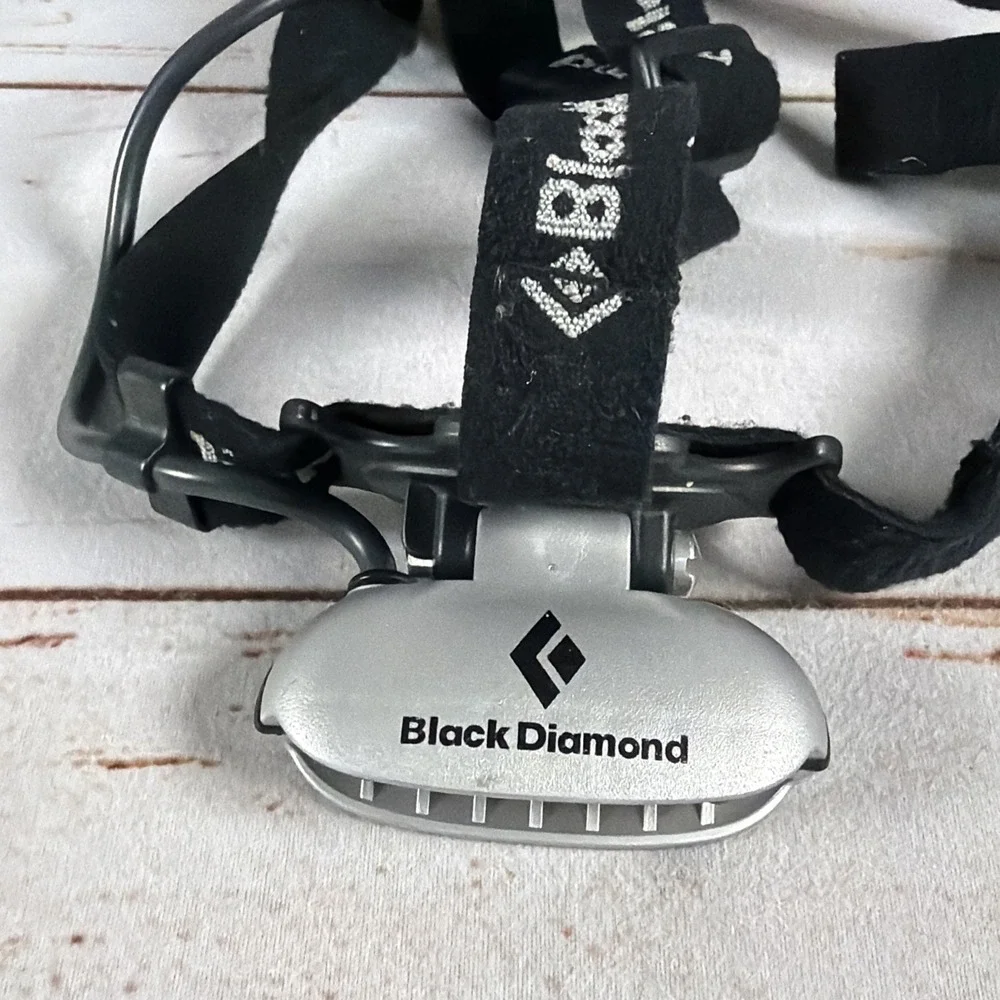 Vintage Black Diamond Moonlight Headlamp Silver 3 AAA